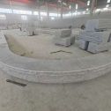 南昌 芝麻白异形坐凳，自然面光面弧形加工