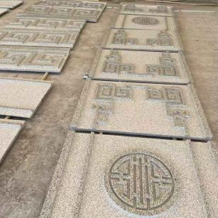 南昌 白麻花岗岩外墙立面雕刻板