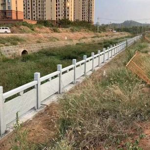 南昌 白麻河道栏杆效果展示图