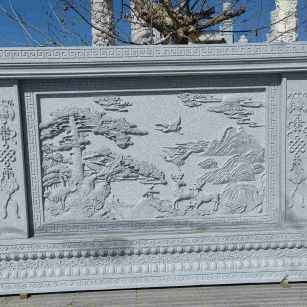 南昌 芝麻白大型照壁，屏风，影壁
