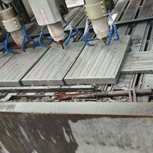 南昌 芝麻白花岗岩荔枝面盲道雕刻