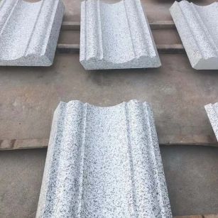 南昌 白麻花岗岩光面别墅线条