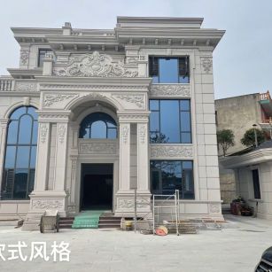 南昌 白麻花岗岩别墅外墙干挂