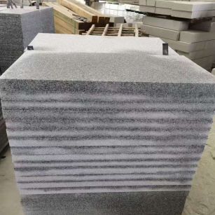 南昌 芝麻白5公分火烧地铺成品，900*400，规格可定制