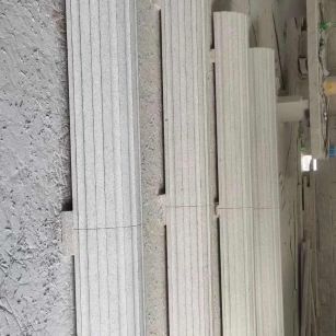 南昌 花岗岩厂家带你看白麻花岗岩门楼大柱柱皮