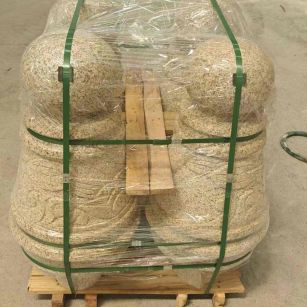 南昌 黄金麻异形定制雕花——棒棒糖挡车柱