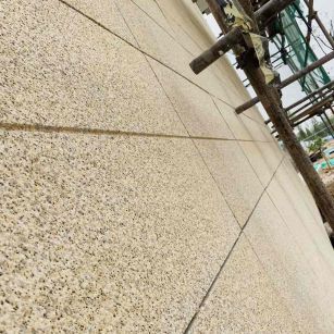 南昌 黄金麻花岗岩荔枝面外墙干挂石材效果示例