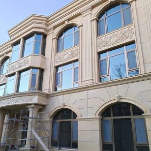 南昌 黄金麻花岗岩别墅外墙干挂