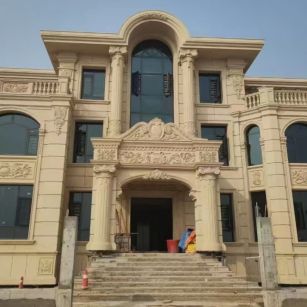 南昌 黄金麻花岗岩别墅外墙干挂