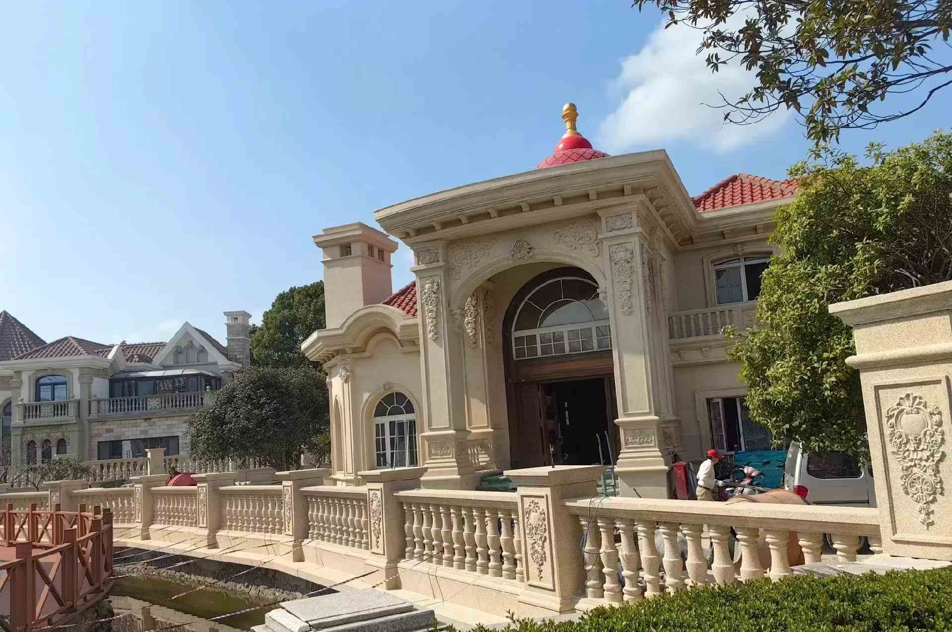 南昌 黄金麻花岗岩欧式别墅