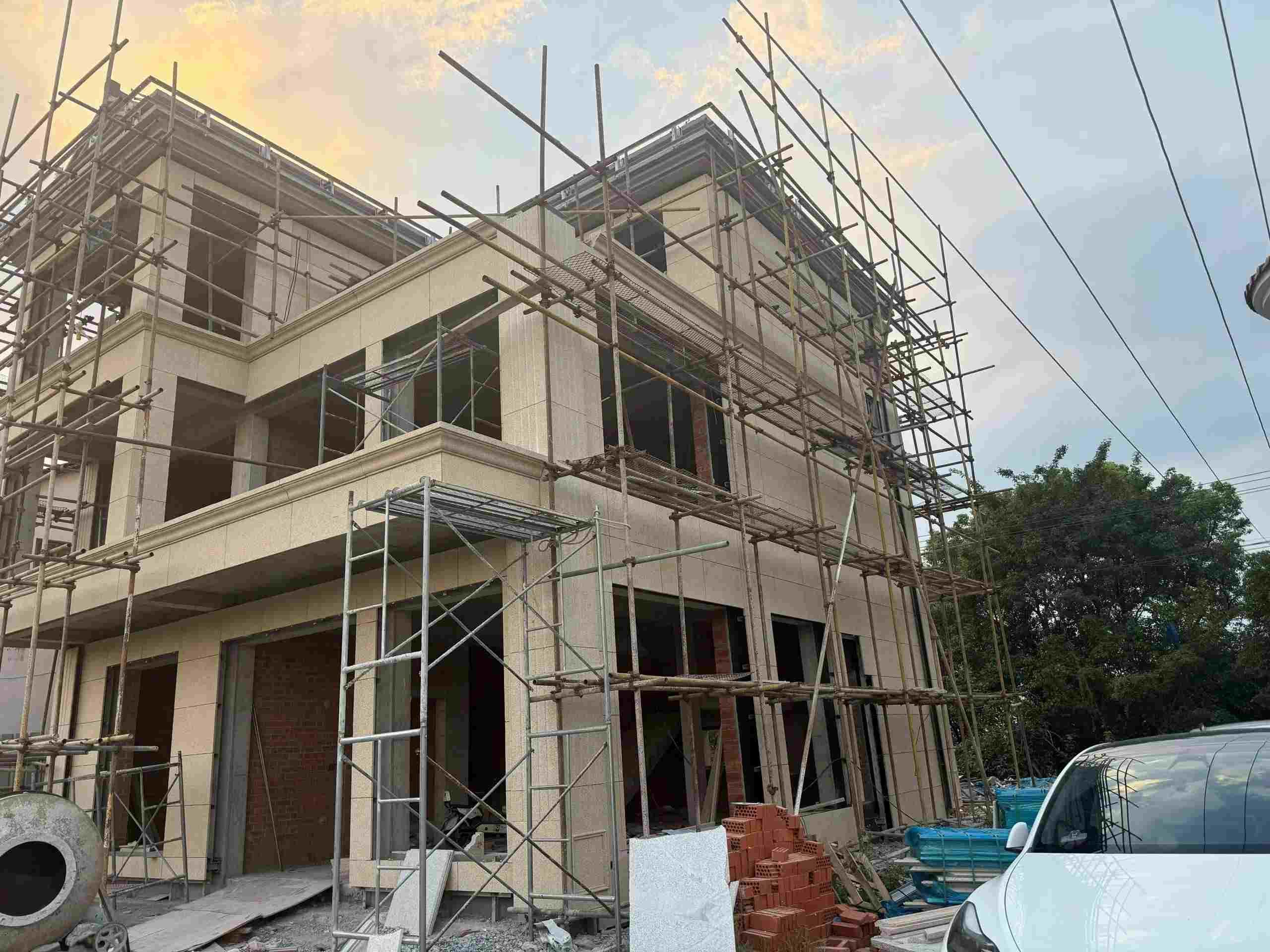 南昌 黄金麻荔枝面花岗岩外墙干挂