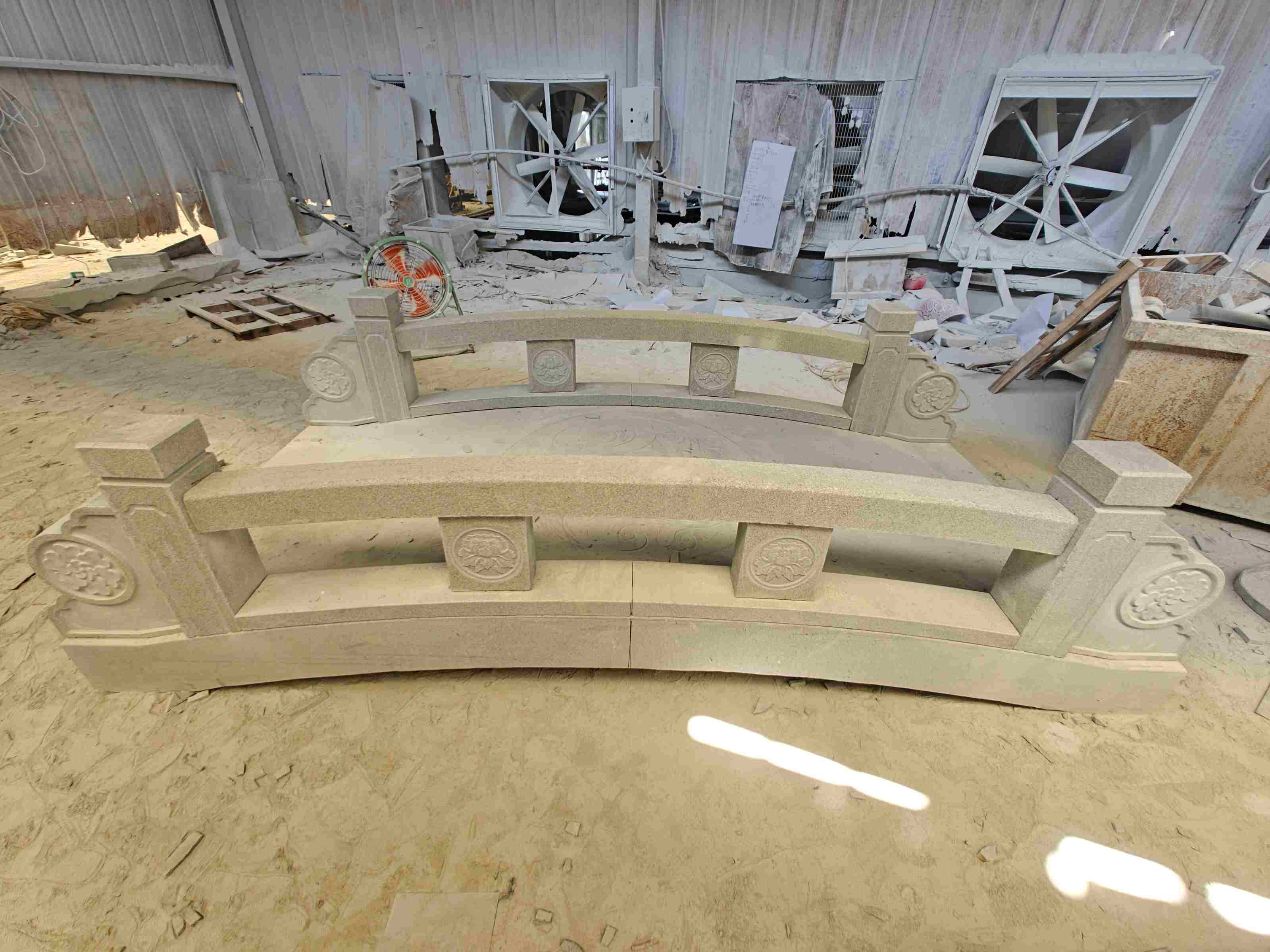 南昌 芝麻灰花岗岩异形加工-拱桥，石桥