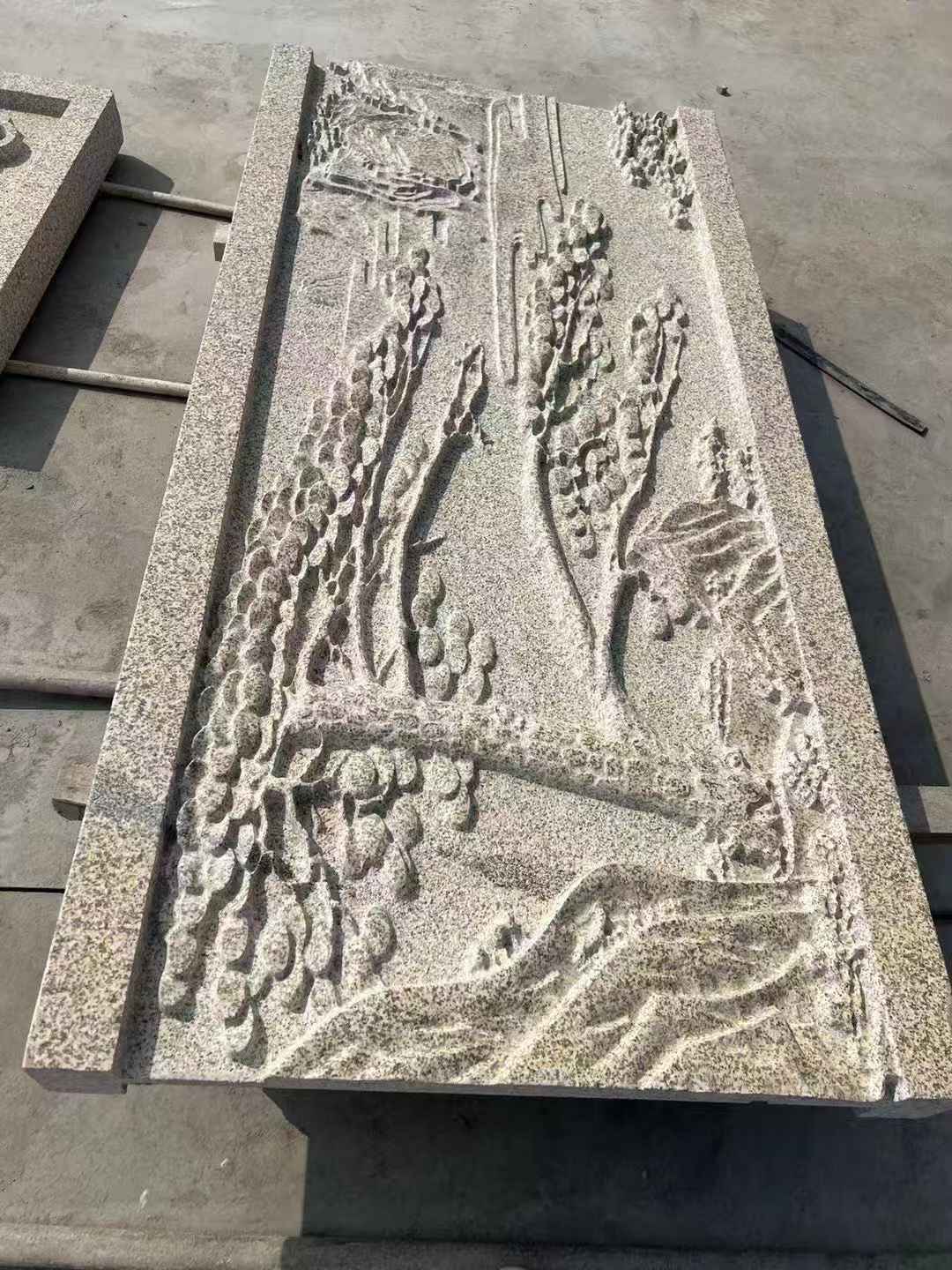 南昌 黄金麻雕刻板浮雕迎客松