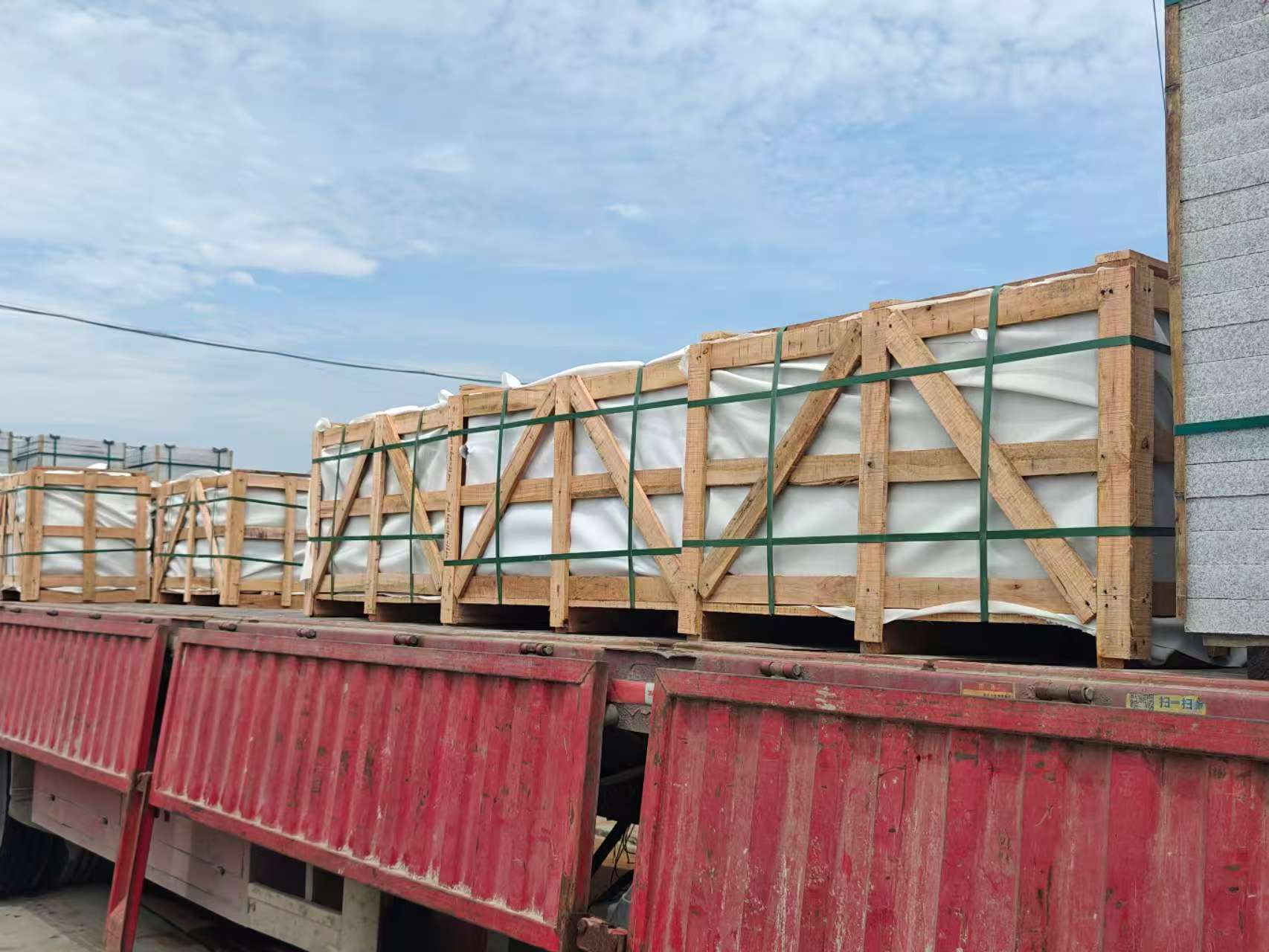 南昌 芝麻白花岗岩地铺石出口专车-泰国游