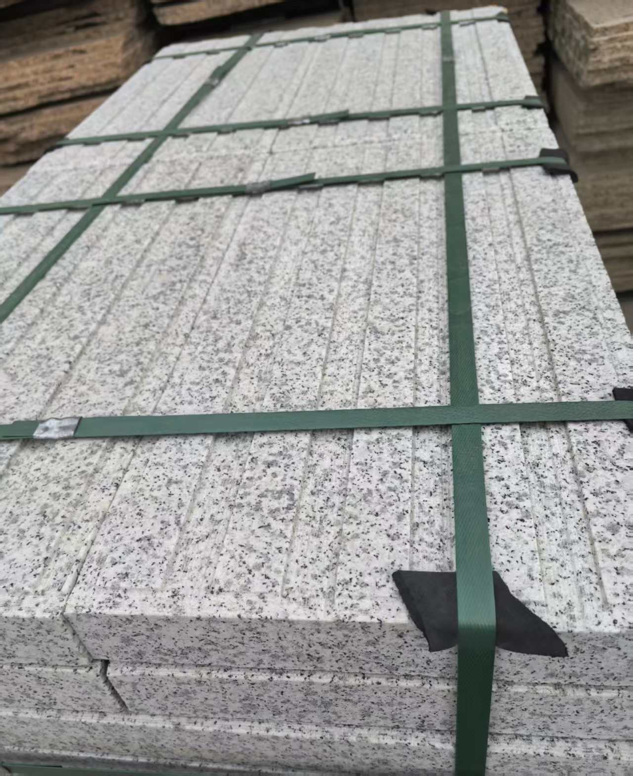 南昌 白麻花岗岩直行盲道石，盲条，地铺石