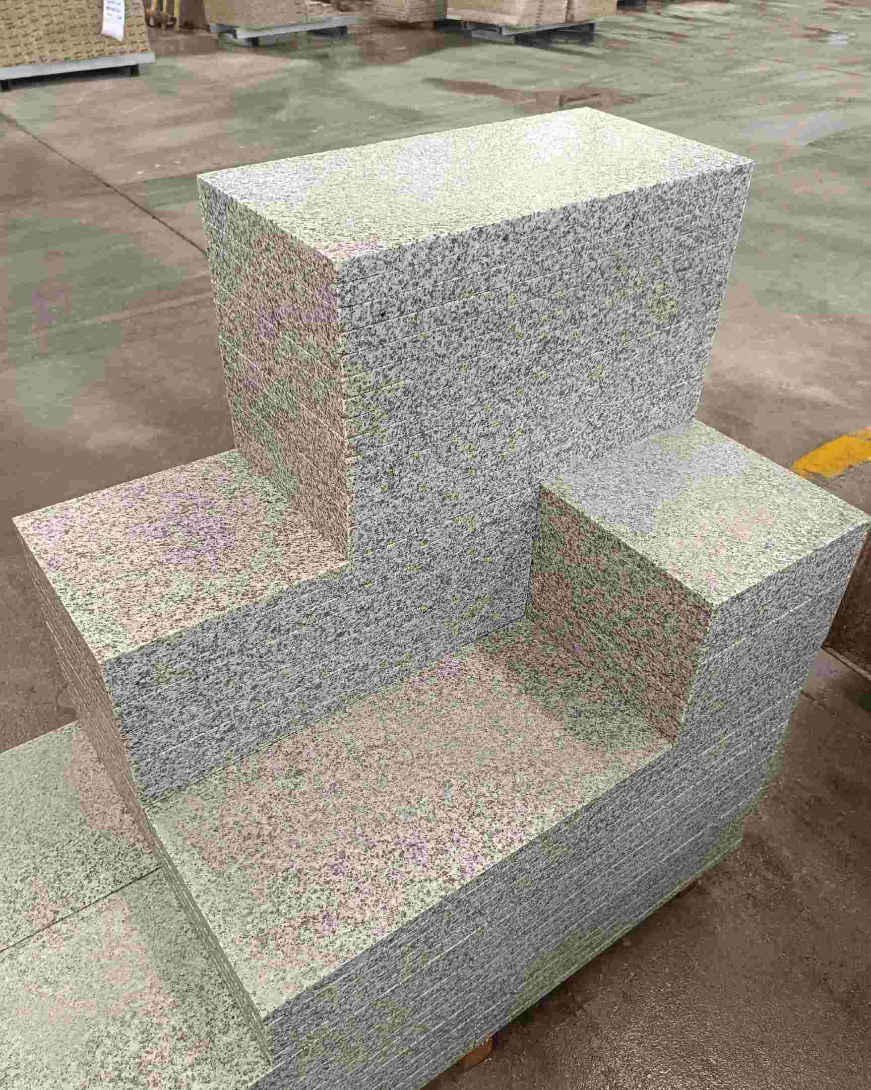 南昌 白麻花岗岩荔枝面地铺石