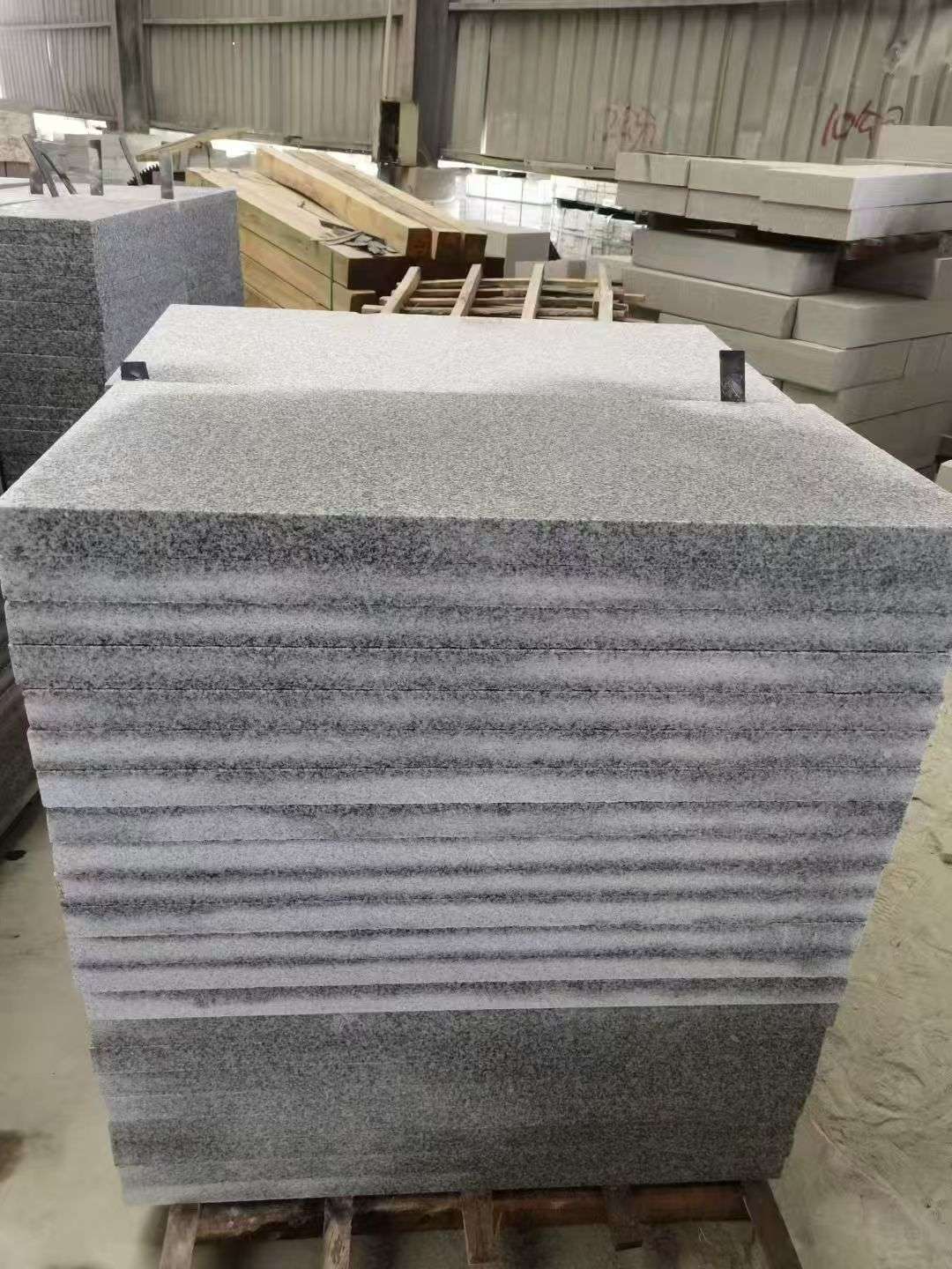 南昌 芝麻白5公分火烧地铺成品，900*400，规格可定制