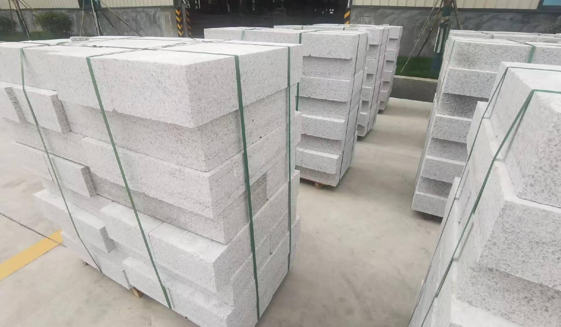 南昌 白麻花岗岩路沿石，立缘石，平缘石，路牙石，道牙石，马路牙子等